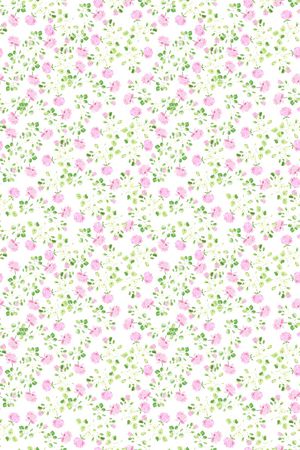 清爽底花卉印花华亿平台图片