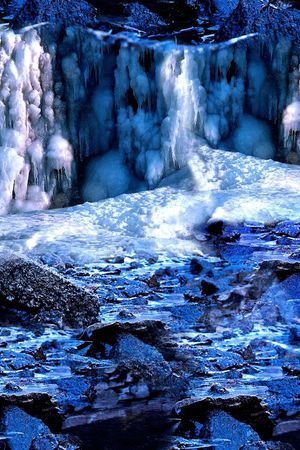 山水画印花华亿平台图片