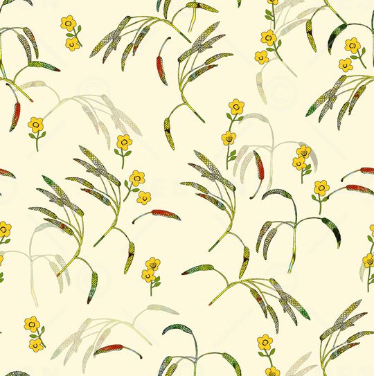 连衣裙印花华亿平台图片