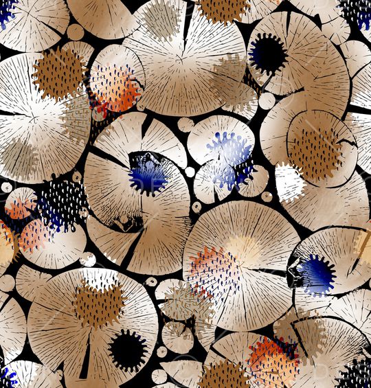 连衣裙印花华亿平台图片