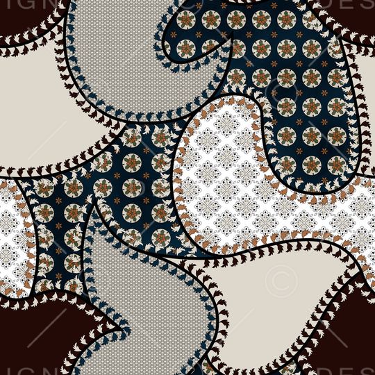 连衣裙印花华亿平台图片