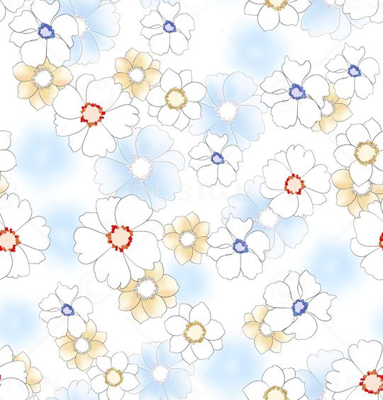 连衣裙印花华亿平台图片