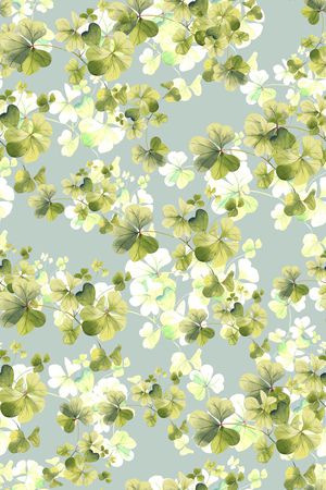 绿植树叶印花华亿平台图片