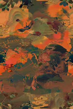 民族风印花华亿平台图片