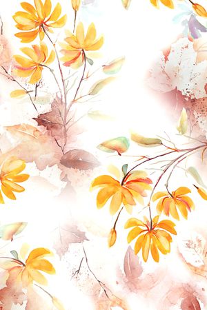 水墨风印花华亿平台图片