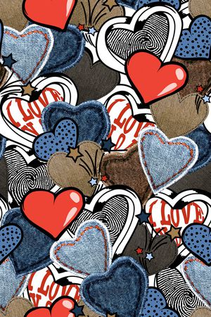 爱心印花华亿平台图片