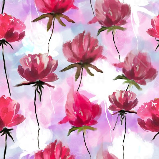 水彩印花华亿平台图片