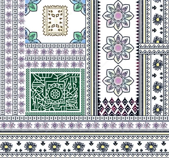 几何印花华亿平台图片