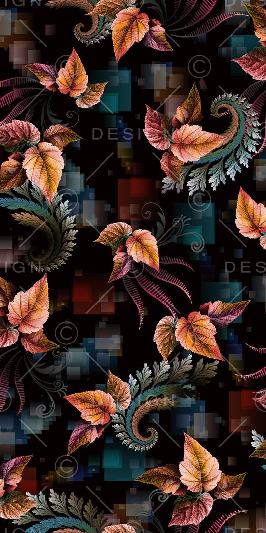 中国风印花华亿平台图片