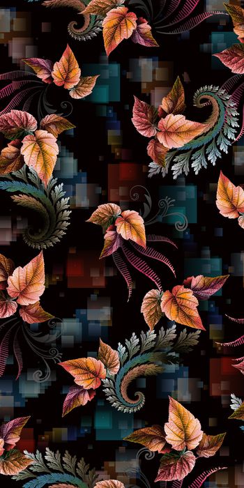 中国风印花华亿平台图片