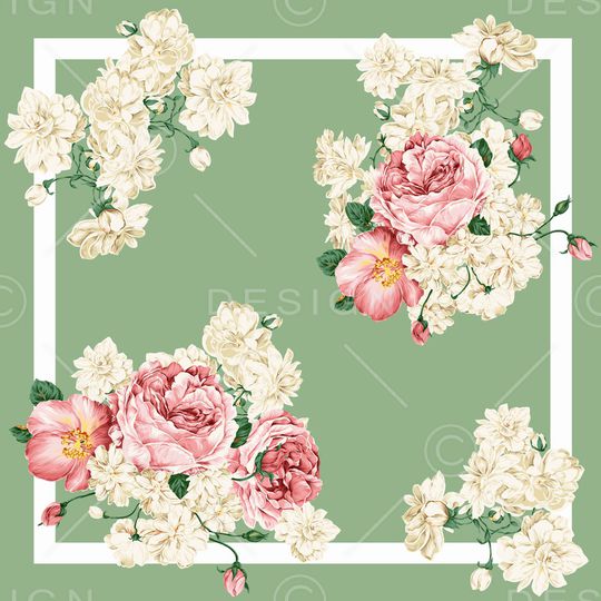 方巾印花华亿平台图片