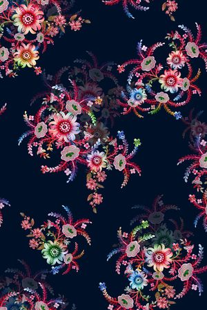 中老年印花华亿平台图片