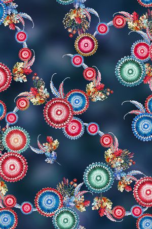 中老年印花华亿平台图片