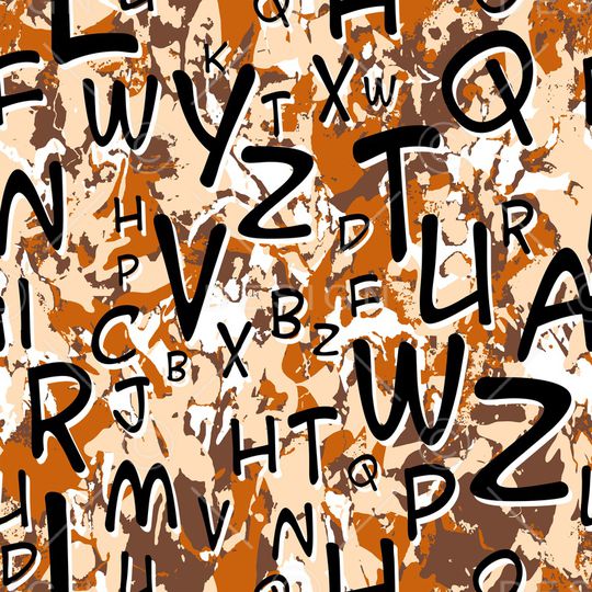 字母印花华亿平台图片