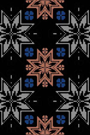 传统纹样印花华亿平台图片