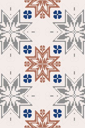 传统纹样印花华亿平台图片