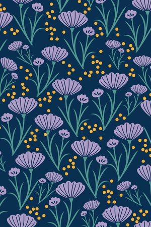 黑底花卉印花华亿平台图片