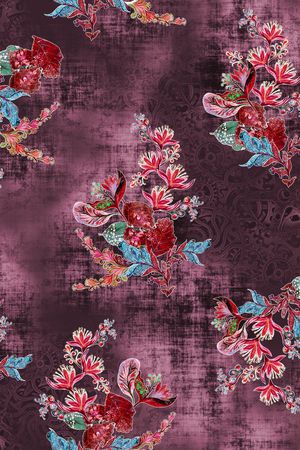 肌理底纹印花华亿平台图片