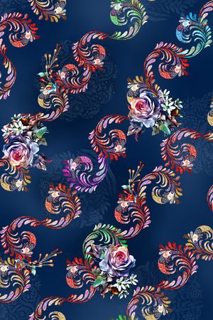 中老年印花华亿平台图片