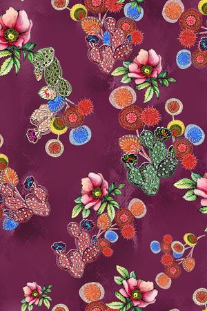 中老年印花华亿平台图片