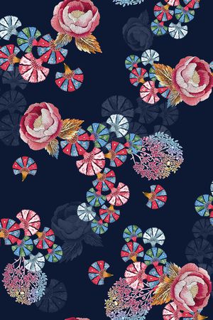 中老年印花华亿平台图片