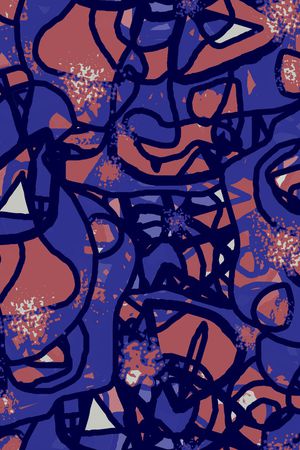 线条印花华亿平台图片