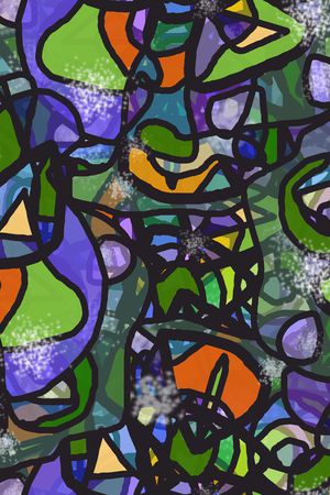 线条印花华亿平台图片