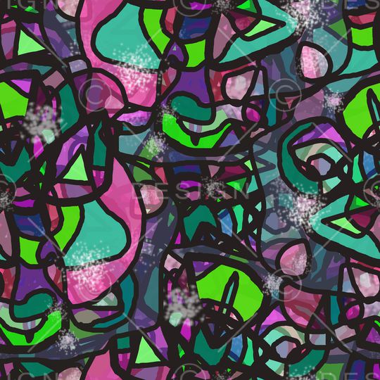 线条印花华亿平台图片