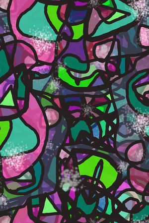 线条印花华亿平台图片