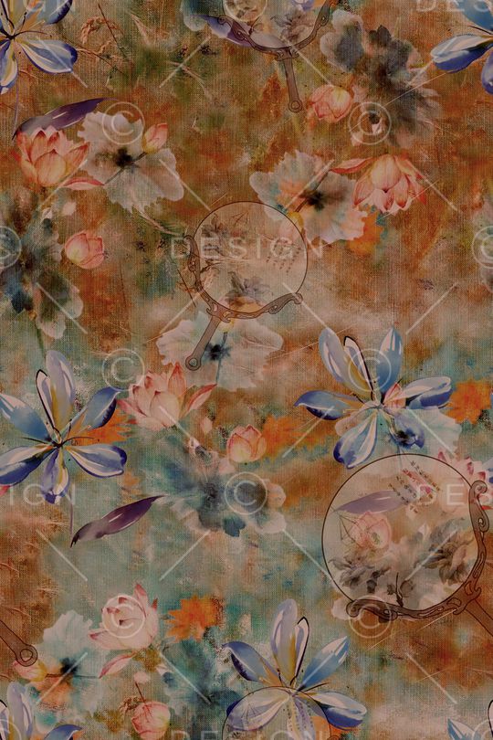 荷花印花华亿平台图片