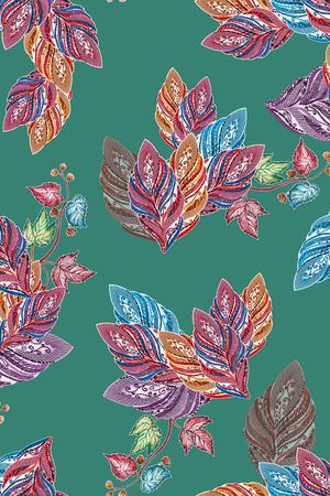 植物印花华亿平台图片