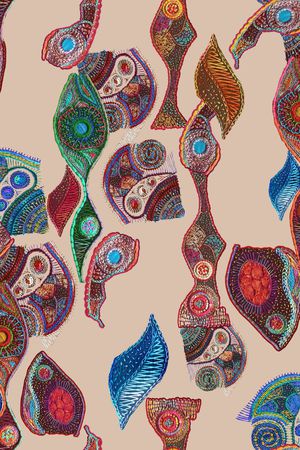 植物印花华亿平台图片