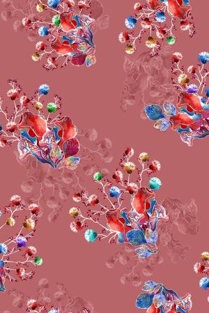 植物印花华亿平台图片