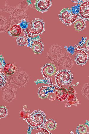 植物印花华亿平台图片