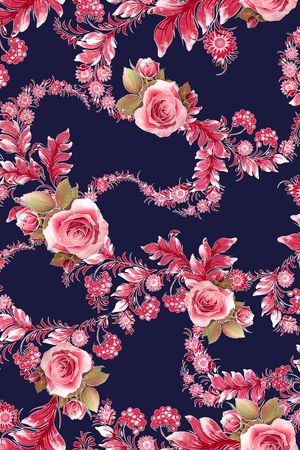 植物印花华亿平台图片