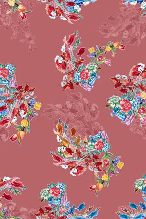 植物印花华亿平台图片