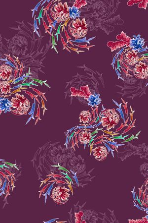 植物印花华亿平台图片