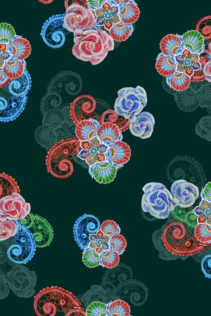 植物印花华亿平台图片