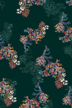 植物印花华亿平台图片