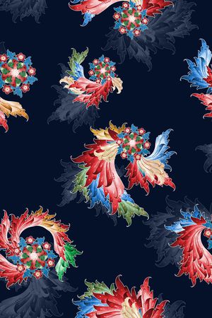 植物印花华亿平台图片