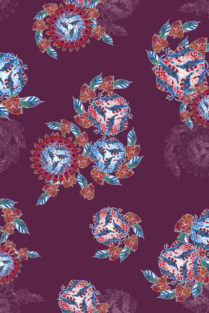 植物印花华亿平台图片