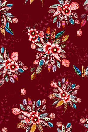 植物印花华亿平台图片