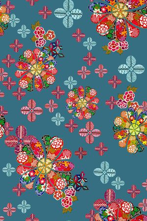 植物印花华亿平台图片