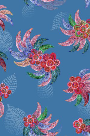 植物印花华亿平台图片