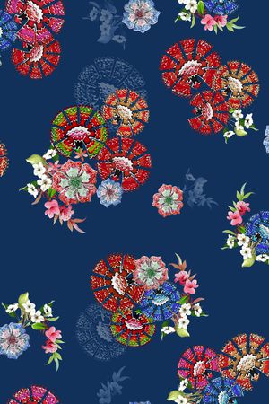 植物印花华亿平台图片