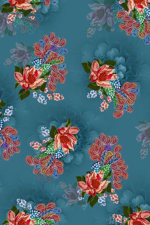 植物印花华亿平台图片