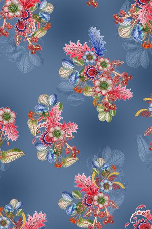 植物印花华亿平台图片