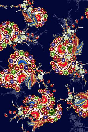 植物印花华亿平台图片