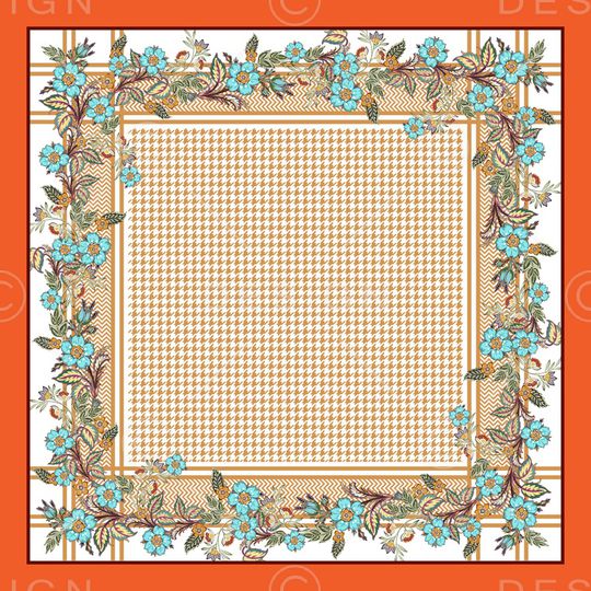 千鸟格印花华亿平台图片