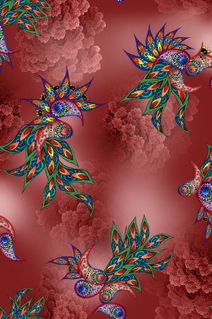 植物印花华亿平台图片